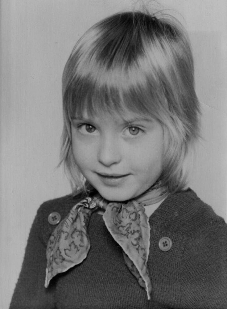 Linda Giese als Kind